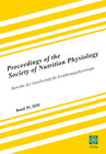 Buchcover Proceedings of the Society of Nutrition Physiology Band 29