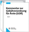 Buchcover Kommentar zur Gebührenordnung für Ärzte (GOÄ)