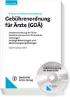 Buchcover Gebührenordnung für Ärzte (GOÄ)