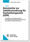 Buchcover Kommentar zur Gebührenordnung für Psychotherapeuten (GOP)