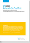 Buchcover OPS 2023 Systematisches Verzeichnis