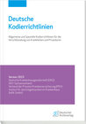 Buchcover Deutsche Kodierrichtlinien 2023