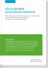 Buchcover ICD-10-GM 2025 Systematisches Verzeichnis