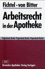 Buchcover Arbeitsrecht in der Apotheke