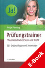 Buchcover Prüfungstrainer Pharmazeutische Praxis und Recht