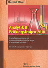 Buchcover Analytik II Prüfungsfragen 2010