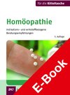Buchcover Homöopathie für die Kitteltasche