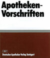 Buchcover Apotheken-Vorschriften in Brandenburg