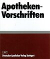 Buchcover Apotheken-Vorschriften in Baden-Württemberg