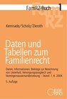 Buchcover Daten und Tabellen zum Familienrecht