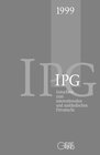 Buchcover Gutachten zum internationalen und ausländischen Privatrecht (IGP)1999
