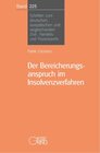 Buchcover Der Bereicherungsanspruch im Insolvenzverfahren