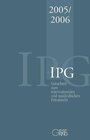 Buchcover Gutachten zum Internationalen und ausländischen Privatrecht IPG 2005/2006