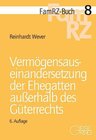 Buchcover Vermögensauseinandersetzung der Ehegatten außerhalb des Güterrechts