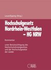 Buchcover Gesetz über die Hochschulen des Landes Nordrhein-Westfalen (Hochschulgesetz - HG) / Gesetz über die Hochschulen des Land