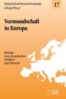 Buchcover Vormundschaft in Europa