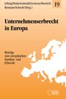 Buchcover Unternehmenserbrecht in Europa