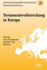 Buchcover Testamentsvollstreckung in Europa