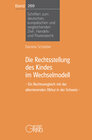 Buchcover Die Rechtsstellung des Kindes im Wechselmodell