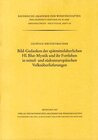 Buchcover Bild-Gedanken der spätmittelalterlichen Hl.Blut-Mystik und ihr Fortleben in mittel- und südosteuropäischen Volksüberlief