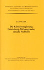Buchcover Die Kabinettsregierung. Entstehung, Wirkungsweise, aktuelle Probleme