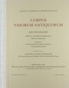 Buchcover Corpus Vasorum Antiquorum Deutschland Bd. 103: Berlin Band 18