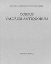 Buchcover Corpus Vasorum Antiquorum Deutschland Bd. 104: Dresden Band 3