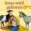 Buchcover Jesus wird geboren. Mini-Bilderbuch.