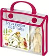 Buchcover Sieben Kinderbibel-Geschichten von Jesus: 7 Mini-Bücher und eine Jesusfigur zum Spielen