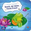 Buchcover Quacki, der kleine freche Frosch. Mini-Bilderbuch