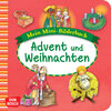 Buchcover Advent und Weihnachten. Mini-Bilderbuch