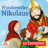 Buchcover Wundervoller Nikolaus. Die Geschichte vom heiligen Nikolaus. Mini-Bilderbuch. Paket mit 50 Exemplaren zum Vorteilspreis