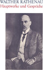 Buchcover Walther Rathenau-Gesamtausgabe / Walther Rathenau