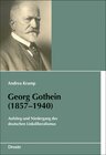 Buchcover Georg Gothein (1857-1940)