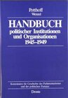 Buchcover Handbuch politischer Institutionen und Organisationen 1945-1949