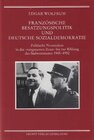 Buchcover Französische Besatzungspolitik und deutsche Sozialdemokratie