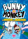 Buchcover Bunny vs. Monkey - Die Invasion der Menschen