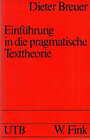 Buchcover Einführung in die pragmatische Texttheorie