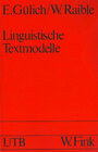 Buchcover Linguistische Textmodelle