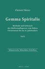 Buchcover Gemma Spiritali. Meth. u. Gebrauch d. Edelsteinallegorese v. fr. Christentum bis