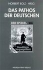 Buchcover Das Pathos der Deutschen