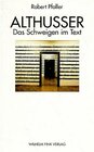 Buchcover Althusser - Das Schweigen im Text