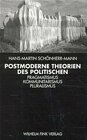 Buchcover Postmoderne Theorien des Politischen