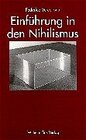 Buchcover Einführung in den Nihilismus