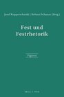 Buchcover Fest- und Festrhetorik