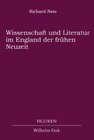 Buchcover Wissenschaft und Literatur im England der frühen Neuzeit