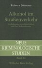 Buchcover Alkohol im Straßenverkehr