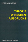 Buchcover Theorie lyrischen Ausdrucks