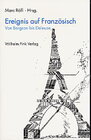 Buchcover Ereignis auf Französisch