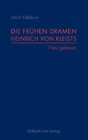 Buchcover Die frühen Dramen Heinrich von Kleists